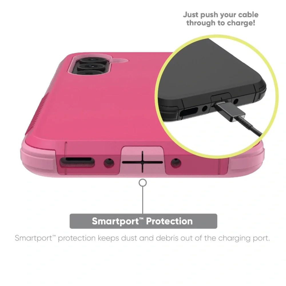 NWT Protect Onn Pink Slim Rugged Case for Samsung Galaxy A35 5G